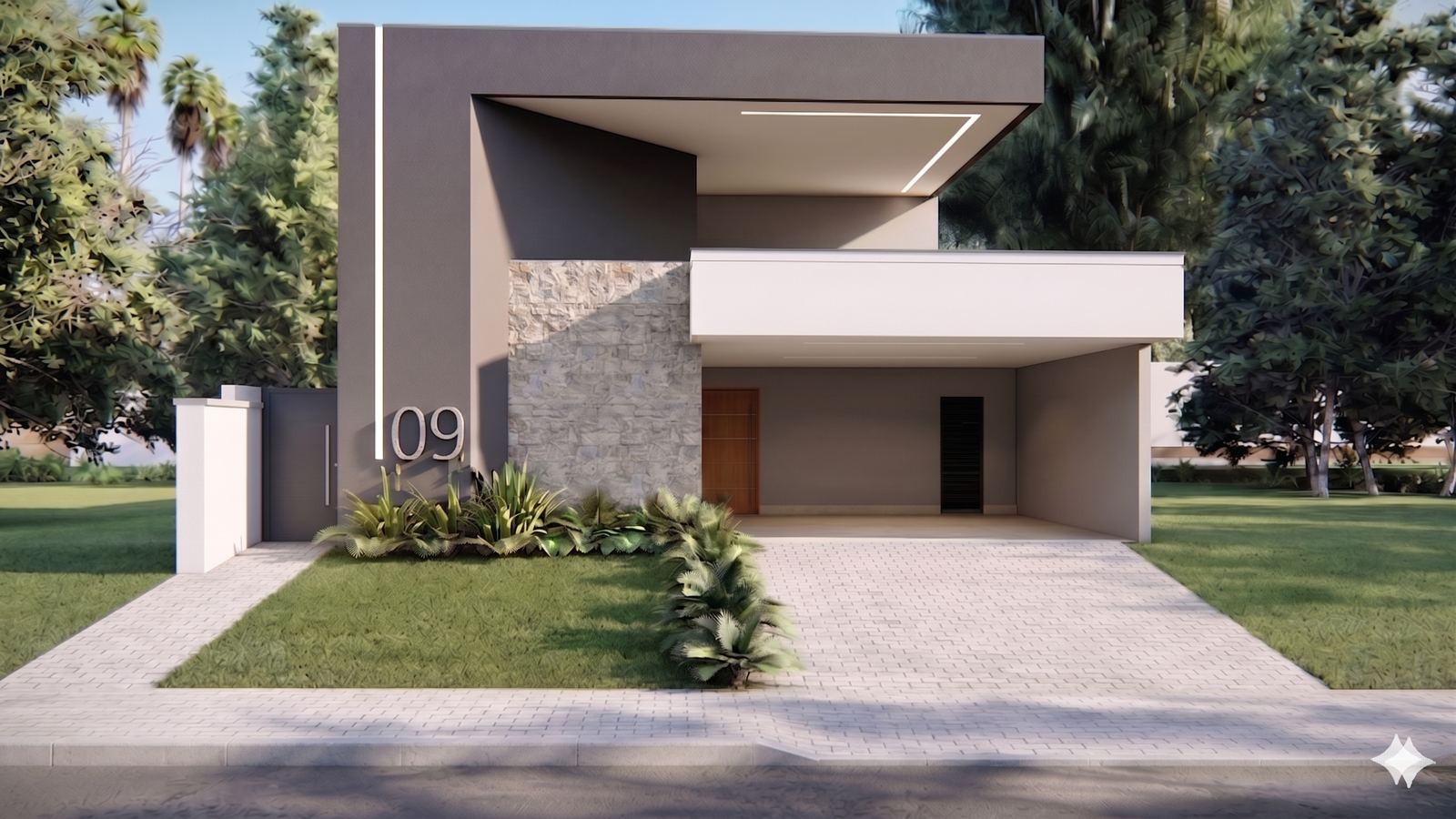 Casa em condomínio — Trindade — fachada principal